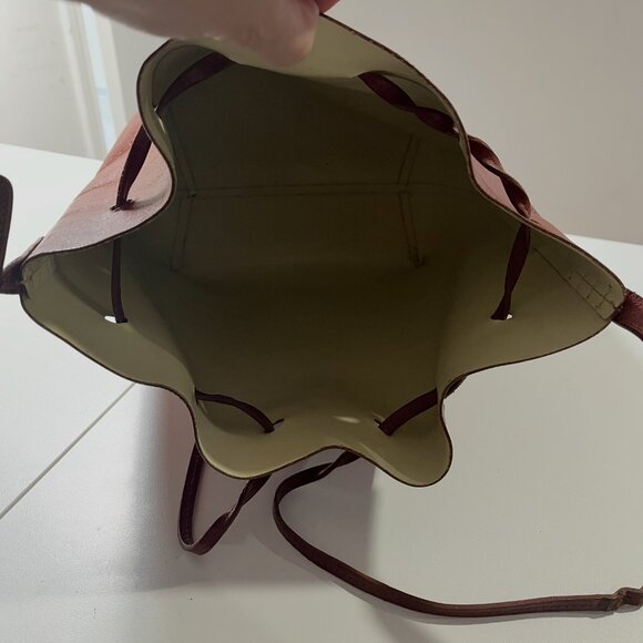 Mansur Gavriel Large Brown Bucket Bag - Picture 7 of 7